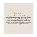 İpek Cep Mendili - Bıyık Aşkına (35 x 35 cm)