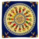 İpek Bandana - Şeker Alayı (50 x 50 cm)