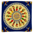 İpek Bandana - Şeker Alayı (50 x 50 cm) - Laqlaq İstanbul